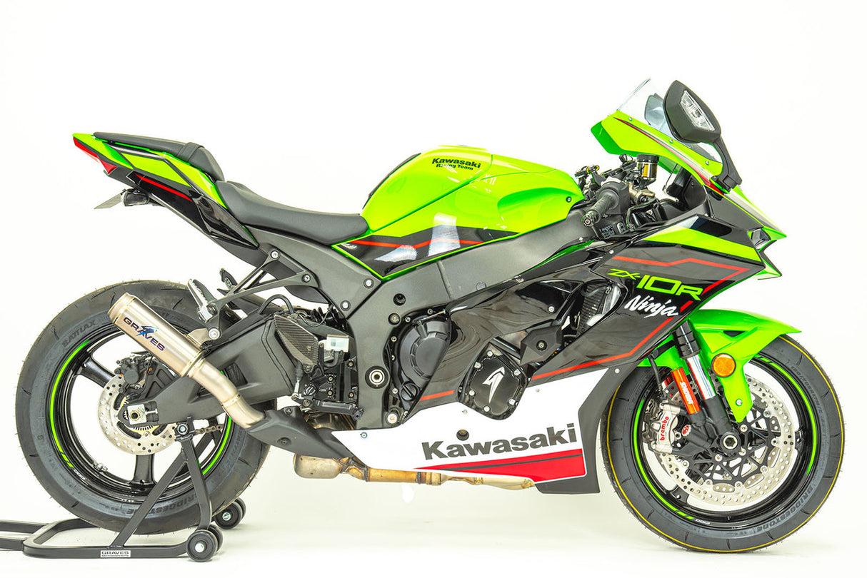 Graves Exhaust Moto1 Cat Back Exhaust Zx10r / Zx10rr 2021 -2023 Exk-21zx1-Som
