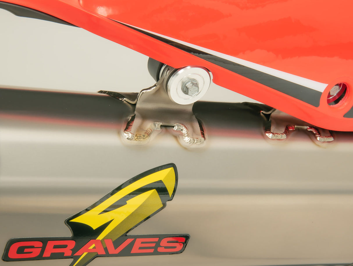 Graves slip-on exhaust FOR beta 20-23 multi fitment titanium EXB-20RRS-SOT