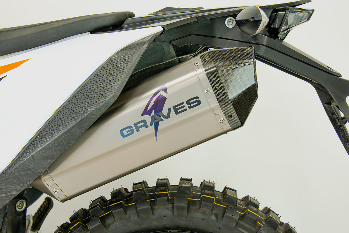 Graves Titanium Exhaust Slip-On Ktm 690 Enduro R 2019-2023 Exk-19690-Sot