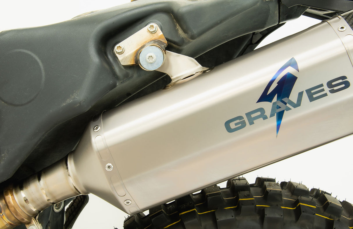 Graves Titanium Exhaust Slip-On Ktm 690 Enduro R 2019-2023 Exk-19690-Sot