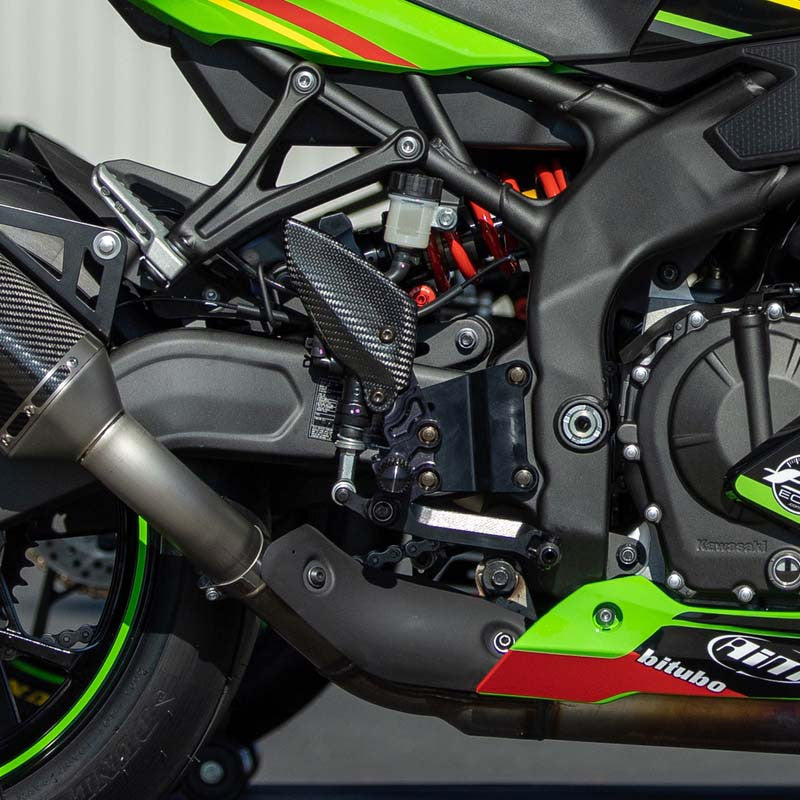 Graves Adjustable Rearsets For Zx-4rr / Zx-4r 2023-2024 Adjustable Rearsets Rsk-23zx4-Kaf