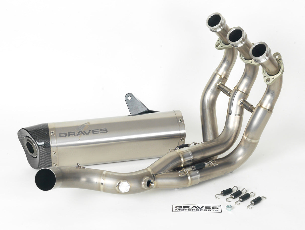 Graves Motorsports Full Titanium Exhaust Fz-09 2014-2016 + Fj-09 2015-2020 + Xsr900 2017-2020 + Mt-09 2018-2020 Exy-16fz09-Ftt
