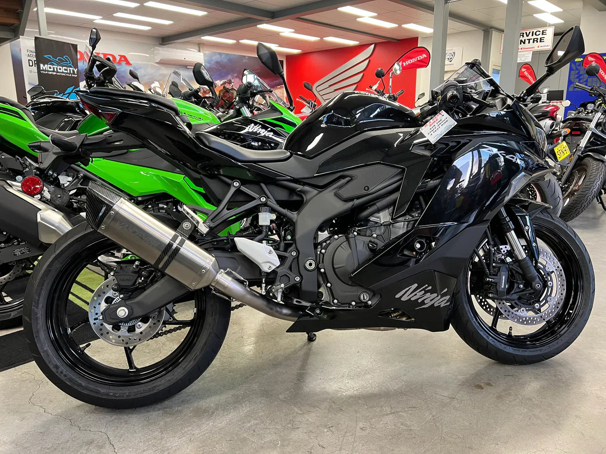 Vandemon Side Mount Titanium Race Exhaust System 2023-2025 ZX4R-ZX4RR KAWAZX25RTIEXHA VA-68