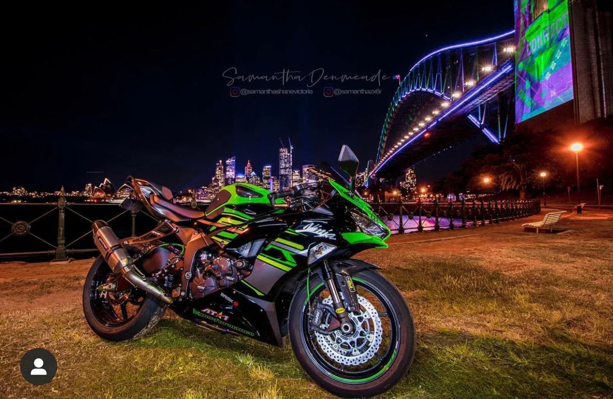 Vandemon Full Titanium Exhaust ZX6R 600 & 636 2009-2024 KAWAZX6RTITANEXHCFA VA-47