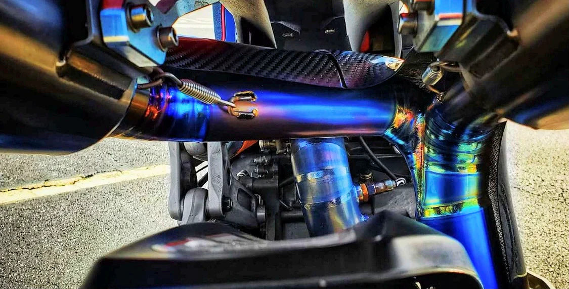 Vandemon Ducati Panigale 1199, 1199S, 1299S, 1299 SP & R 2011-18 Titanium High Mount Exhaust System DUC129TIEXHMESA VA-36