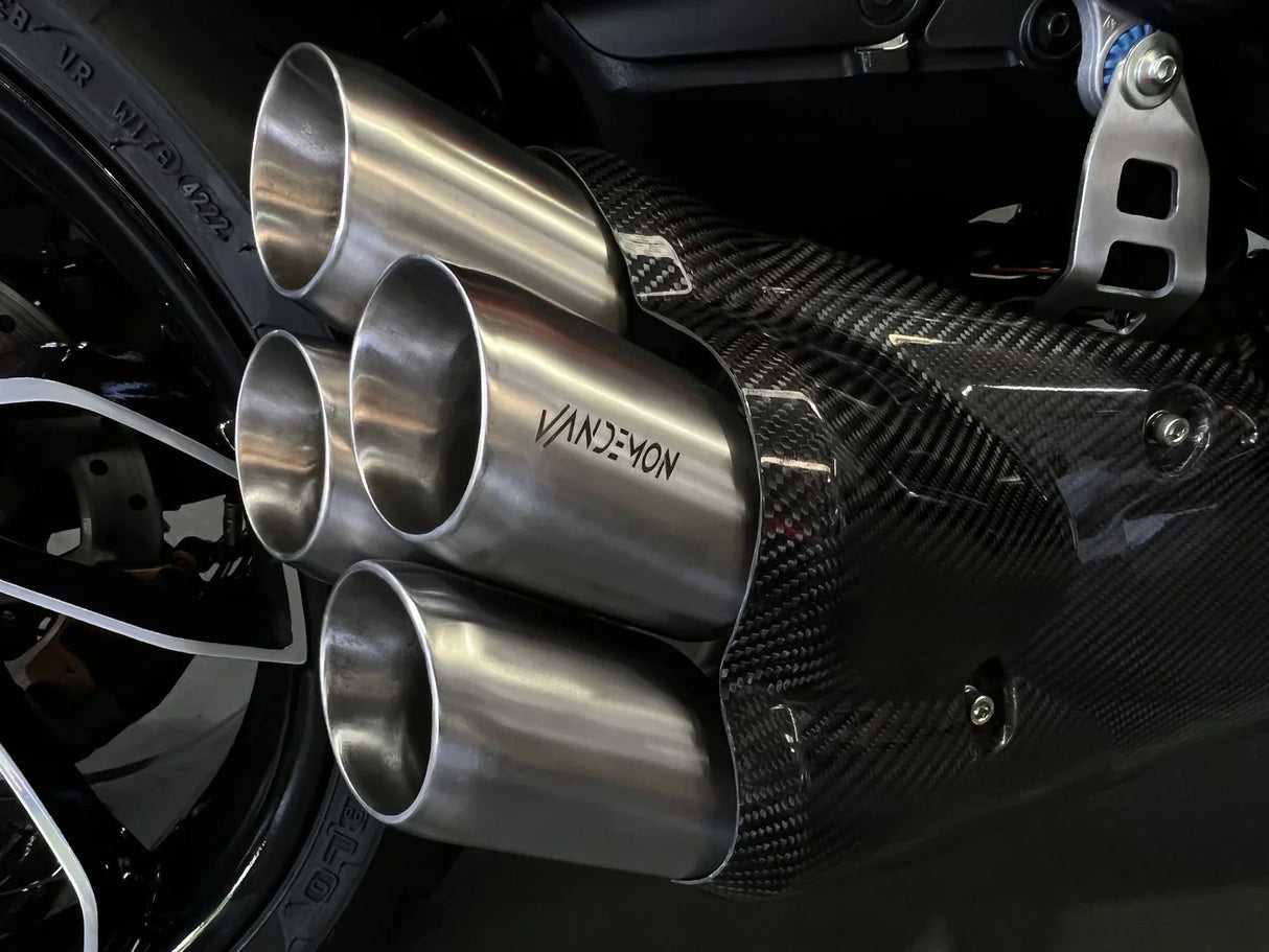 Vandemon Ducati Diavel V4 Stealth Bimodal Quattro Titanium Exhaust System 2023-2024 DUCDVLV4TIEXHWV VA-32