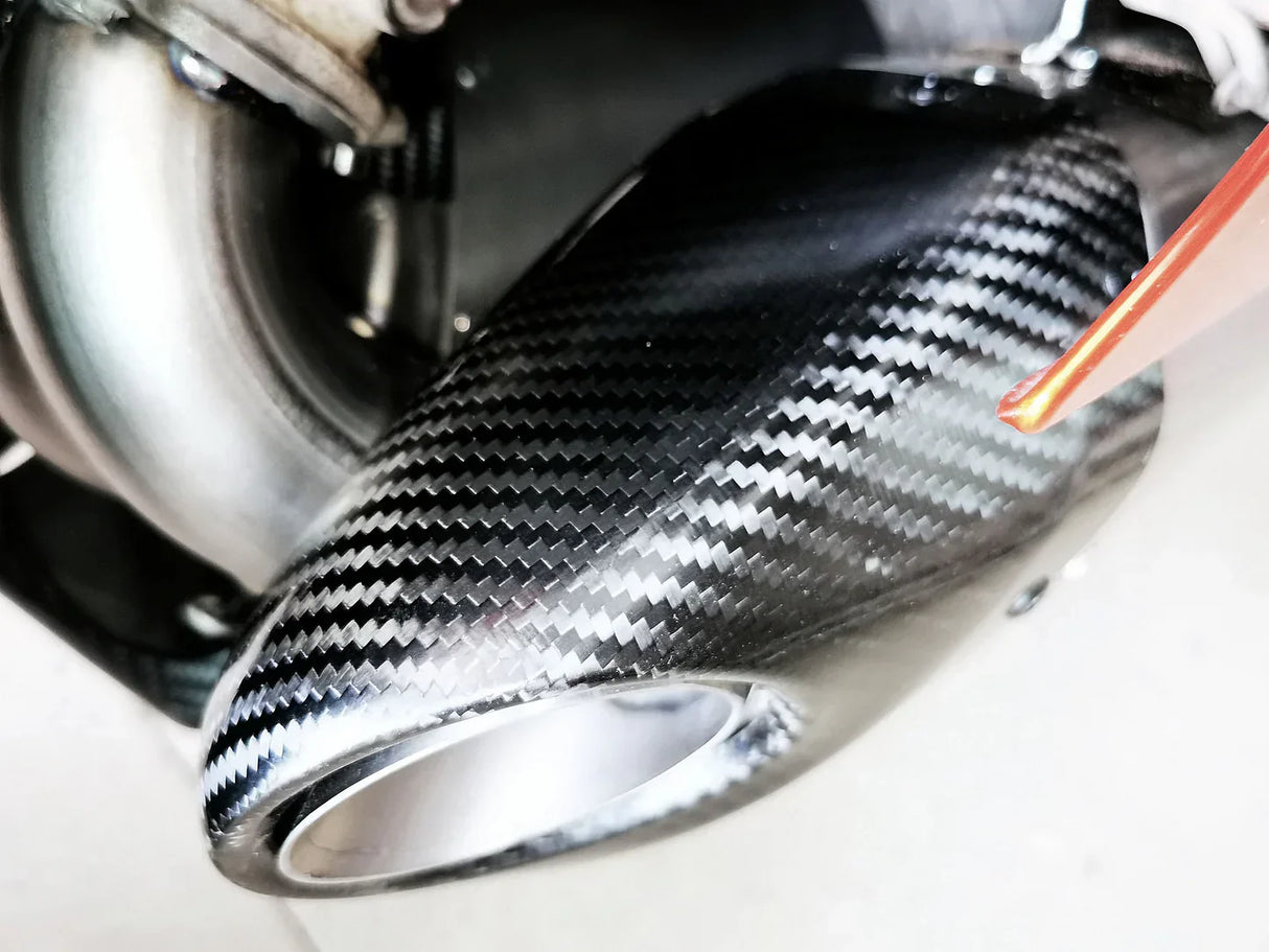 Vandemon Ducati Panigale 899, 1199, 1199R Titanium Muffler Low Mount Slip-On 2012-15 DUC899TIMUFBELA VA-121