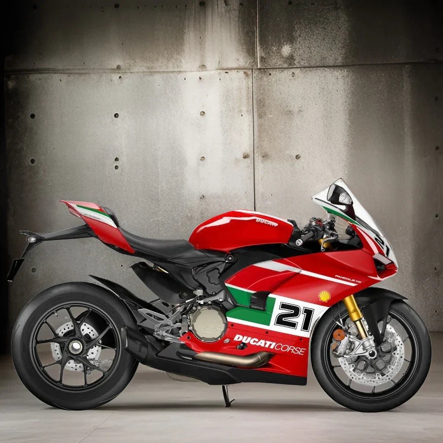 Vandemon Ducati V2 Panigale & Bayliss Edition Titanium Stealth Slip-On Bimodal Muffler DUCV2TIEXLINKWVA VA-43