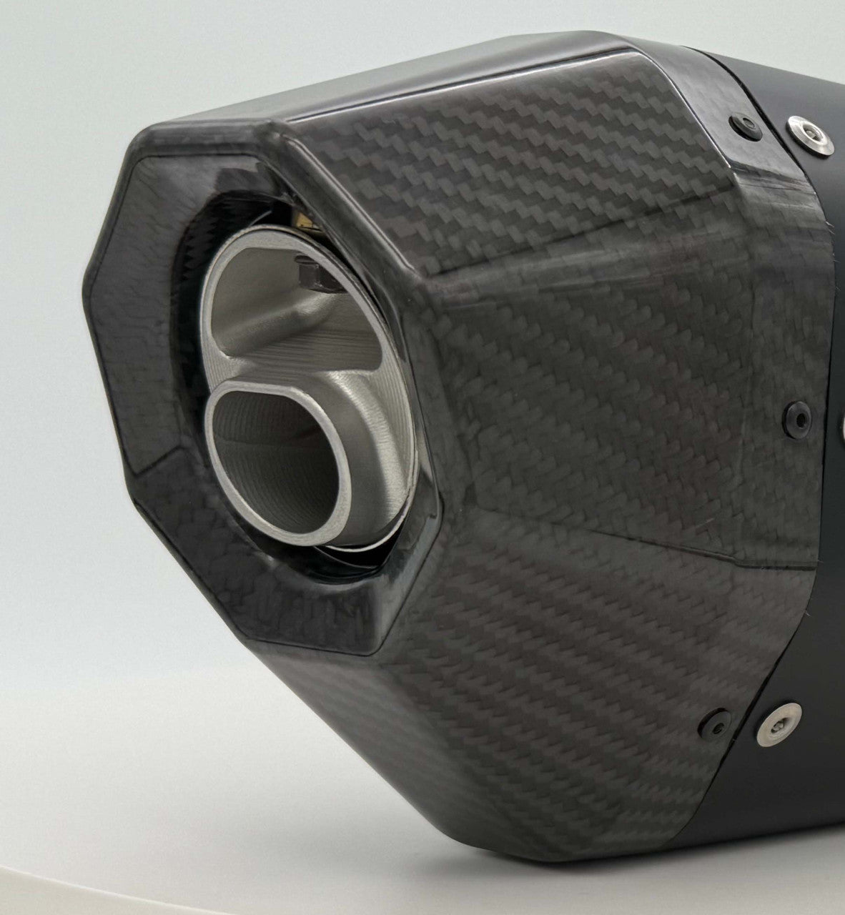 Graves KTM - Husqvarna - GasGas 2024 Multi Fitment DualSport Stainless Exhaust - Blue EXK-24EXC-SOSAB