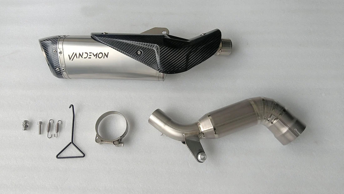 Vandemon KTM RC 390 & 390 DUKE Titanium Exhaust System 2022-2023 KTMRC390TIMUFB VA-59