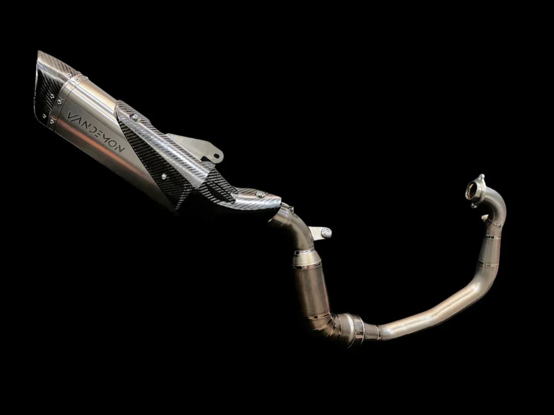 Vandemon KTM RC 390 & 390 DUKE Titanium Exhaust System 2022-2023 KTMRC390TIMUFB VA-59