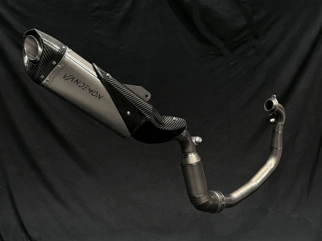 Vandemon KTM RC 390 & 390 DUKE Titanium Exhaust System 2022-2023 KTMRC390TIMUFB VA-59