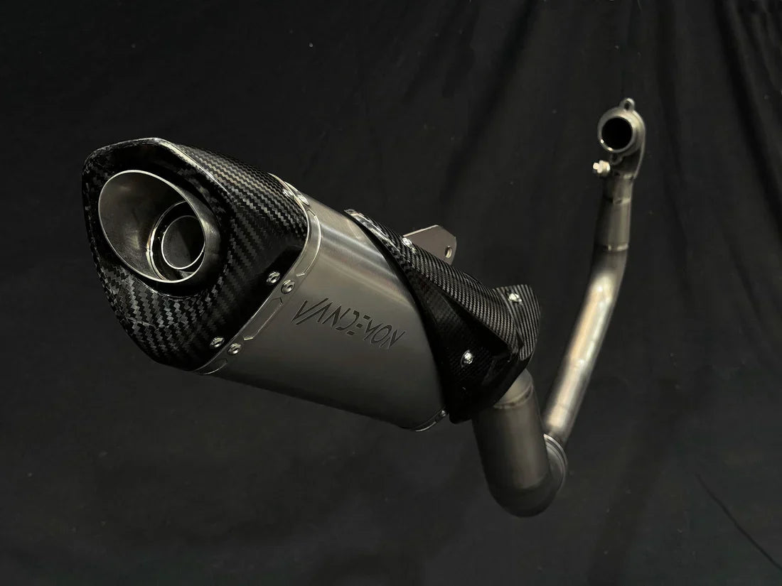 Vandemon KTM RC 390 & 390 DUKE Titanium Exhaust System 2022-2023 KTMRC390TIMUFB VA-59
