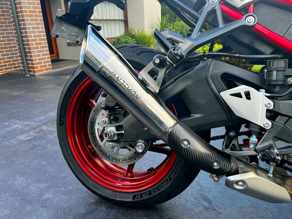 IN STOCK Vandemon Titanium Slip-On Kawasaki Ninja ZH2 H2R KAWAZH2TIMUFPOLA VA-7