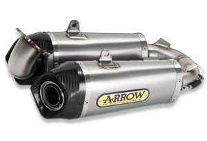 Arrow PAIR OF ARROW WORKS RACING TITANIUM EXHAUST MUFFERS DUCATI PANIGALE 959 (2016-2019) - EURO 5 71144pk