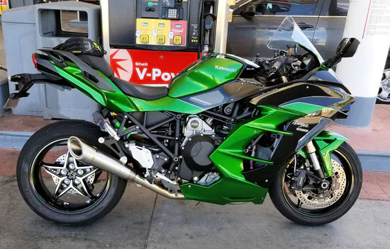 Vandemon Titanium Full Exhaust system H2 SE SX 2018-24 KAWAH2SESXTIX2RKITE VA-147