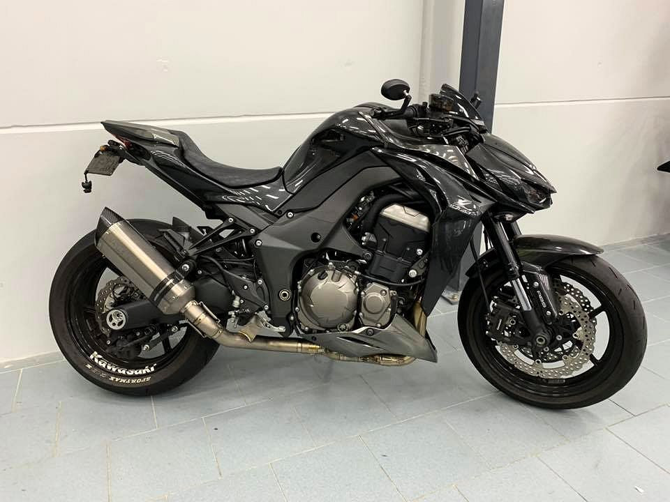 Vandemon Kawasaki Z1000 & SX Vandemon Titanium Exhaust Single Titanium Muffler KAWAZ10TIEXHSYSB VA-53