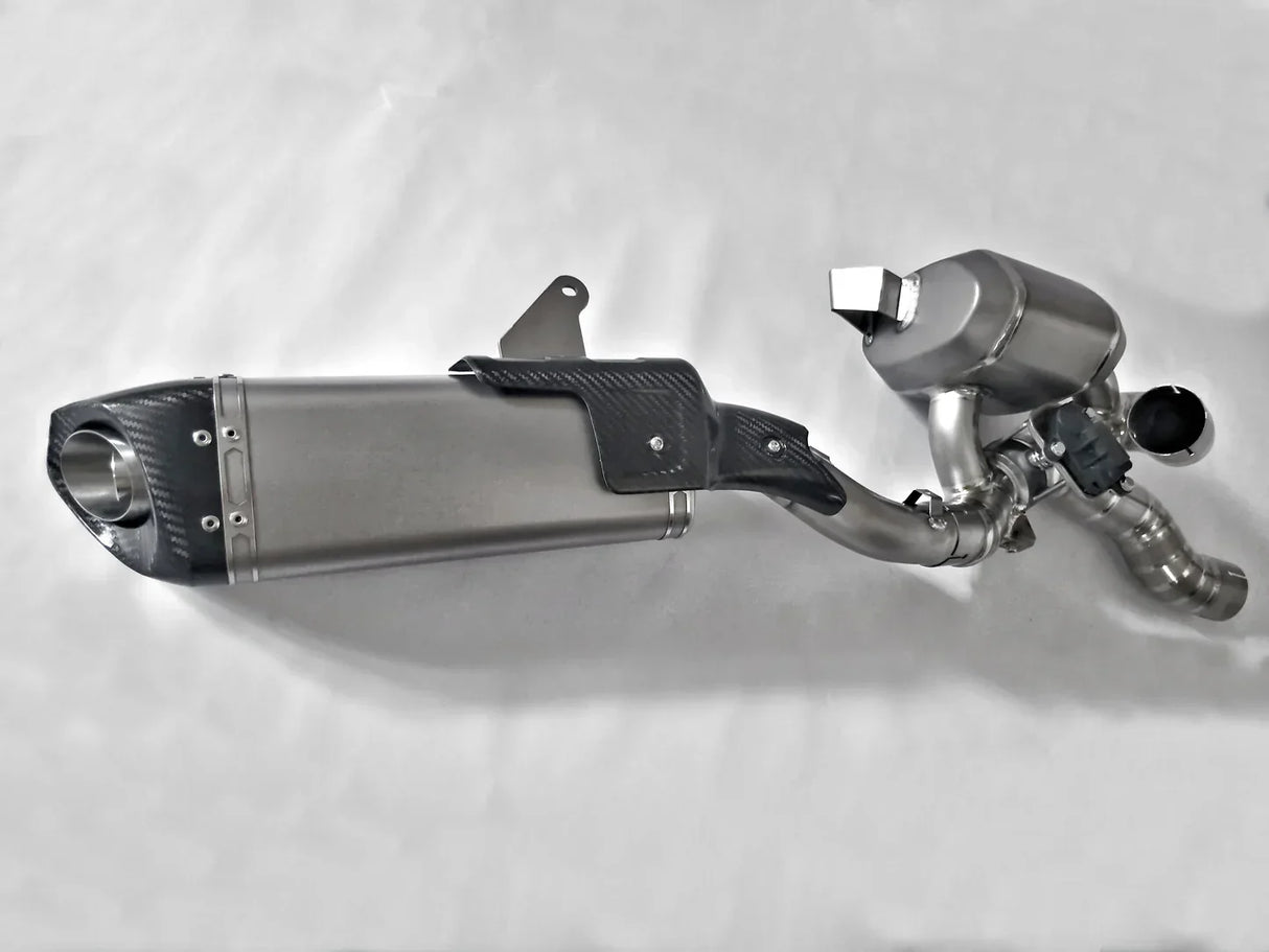 Vandemon Ducati Multistrada V4 Bimodal Stealth Titanium Slip-On Exhaust DUCV4MTSTIMUFWVA VA-117