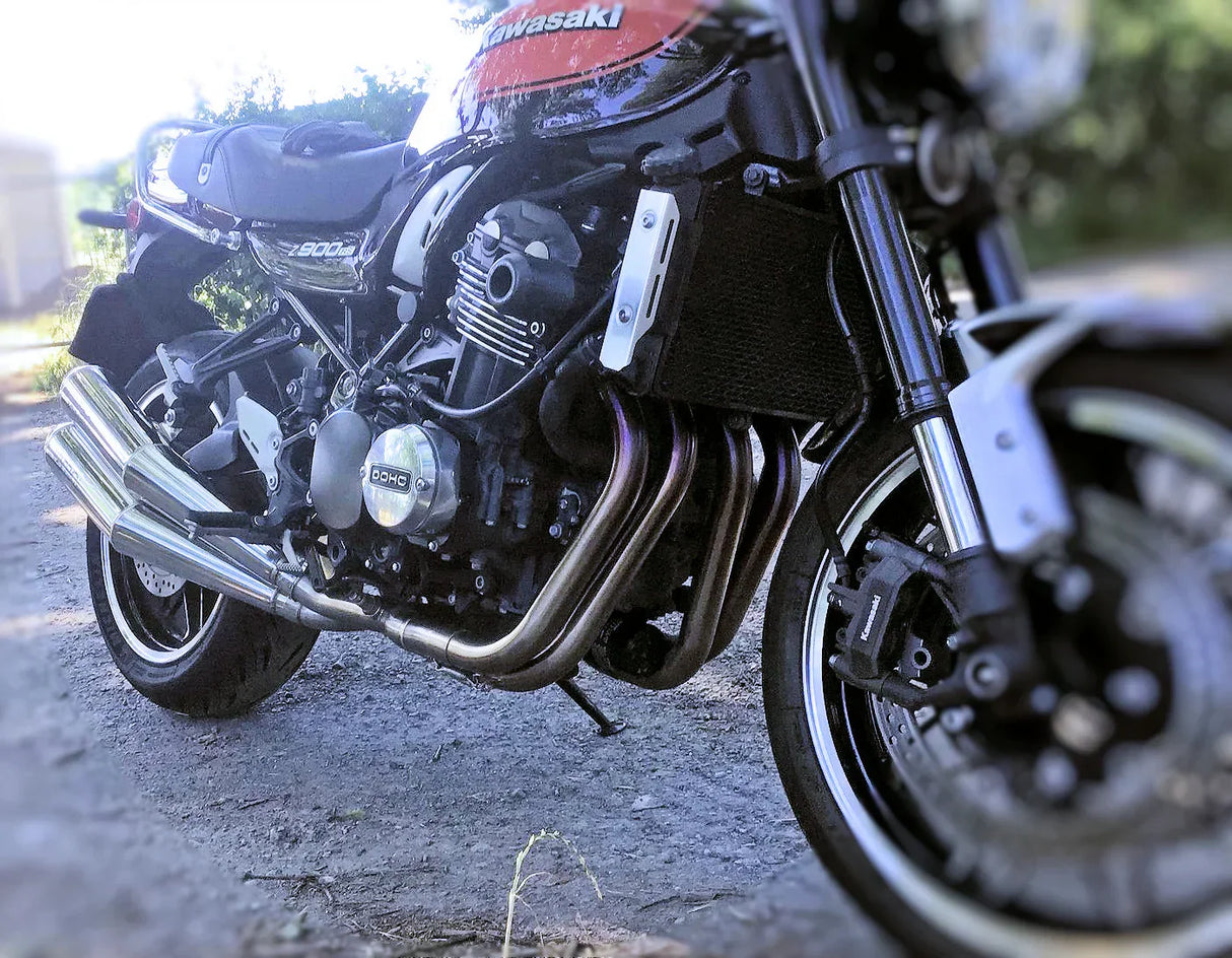 Vandemon Retro Stainless Steel Exhaust System Z900RS Cafe Racer 2018-24 KAWAZ900RS424SSEXHA VA-66