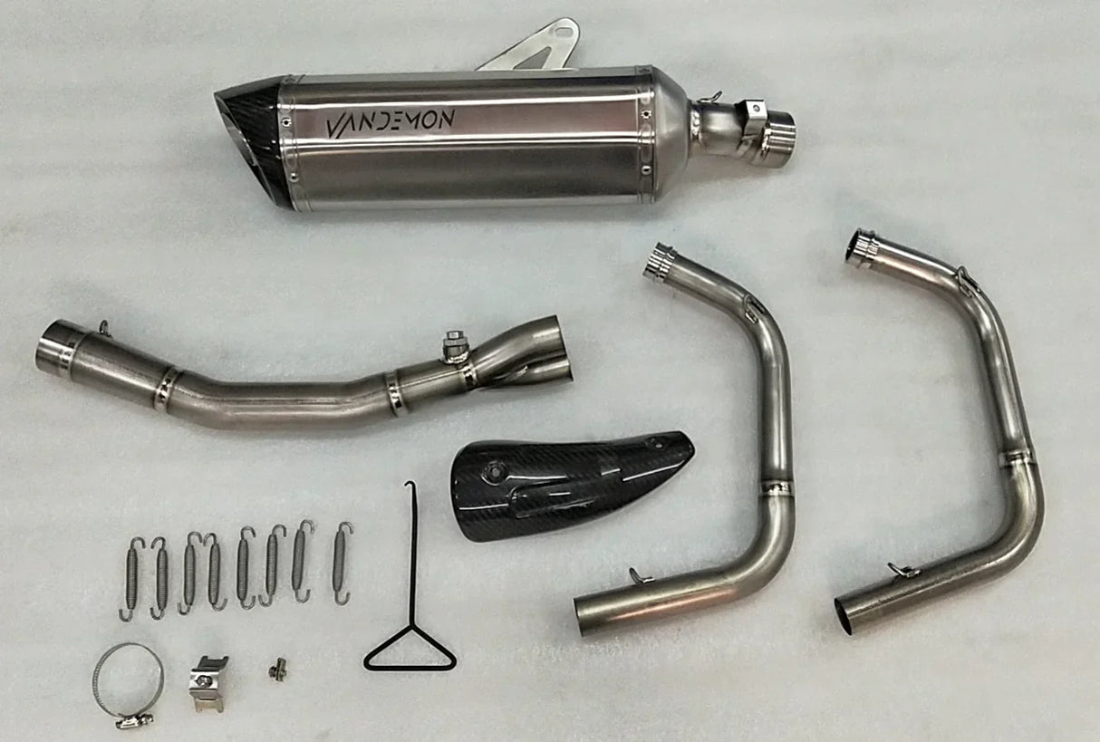 Vandemon Titanium Exhaust System Z400 & Ninja 400 2018-2025/500 KAWANJA400TIEXHA VA-75
