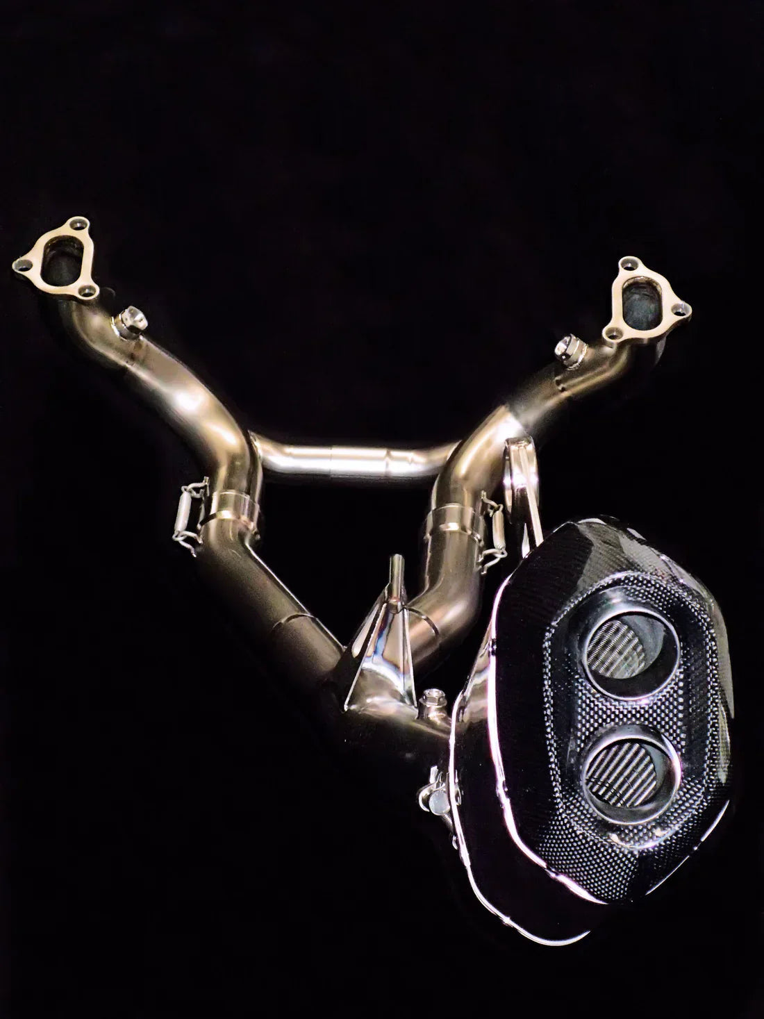 Vandemon BMW R1250GS Adventure Vandemon Titanium Exhaust System No Valve 2019-23 BMWR1250GSTIEXHCFB VA-23