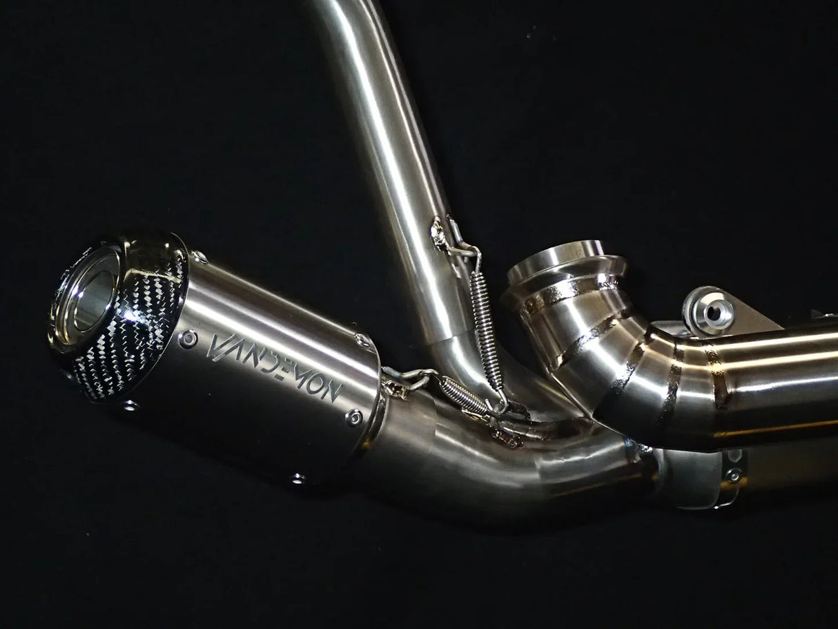 Vandemon KTM Superduke 1290/1390R/RR Twin Shot Titanium Exhaust System KTM129SDTIEXHPB VA-63