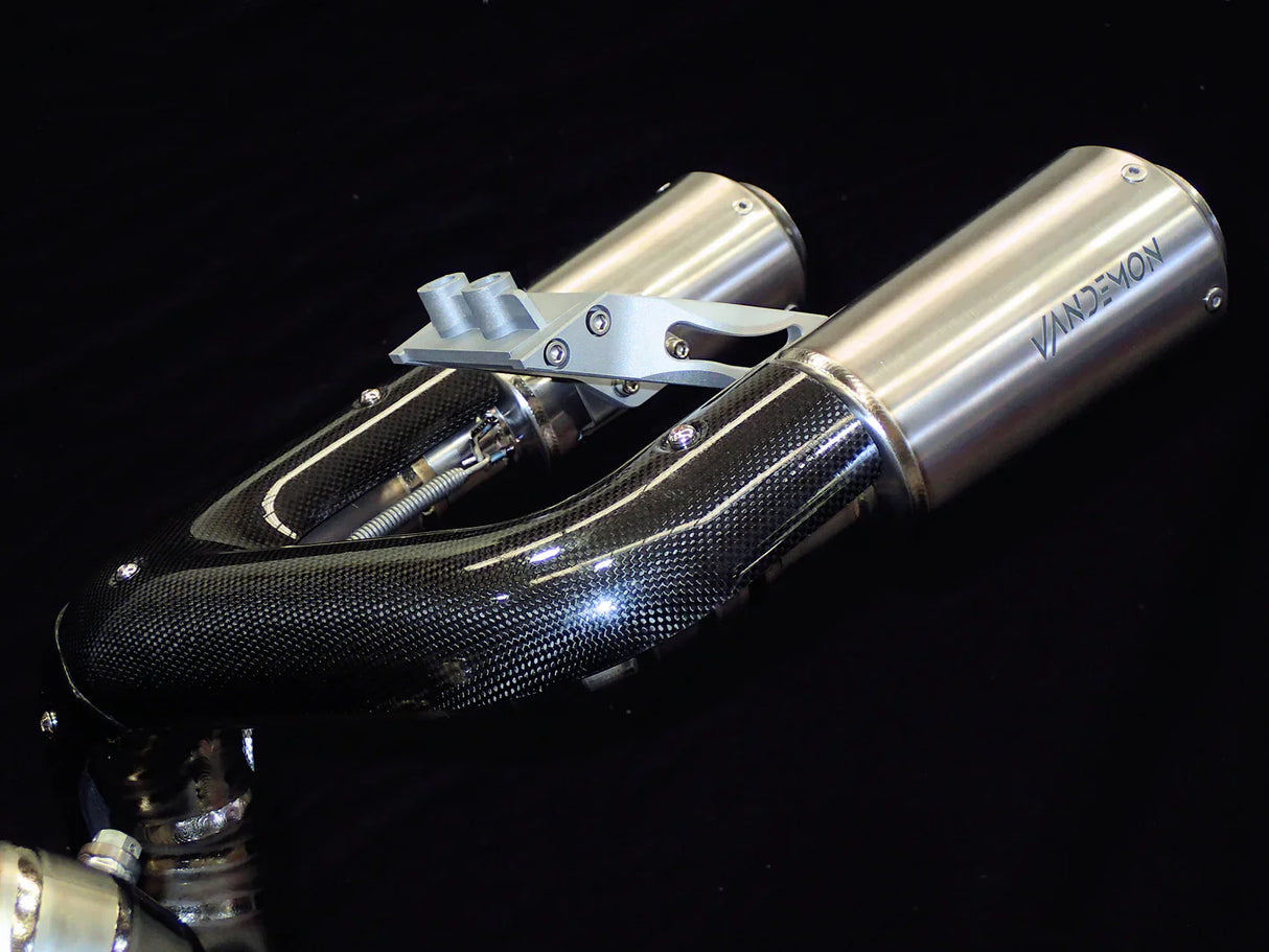 Vandemon Ducati Panigale/ Streetfighter V2 955 Full Titanium High Mount Exhaust System 2019-24 DUCV2TIEXHSMESA VA-125