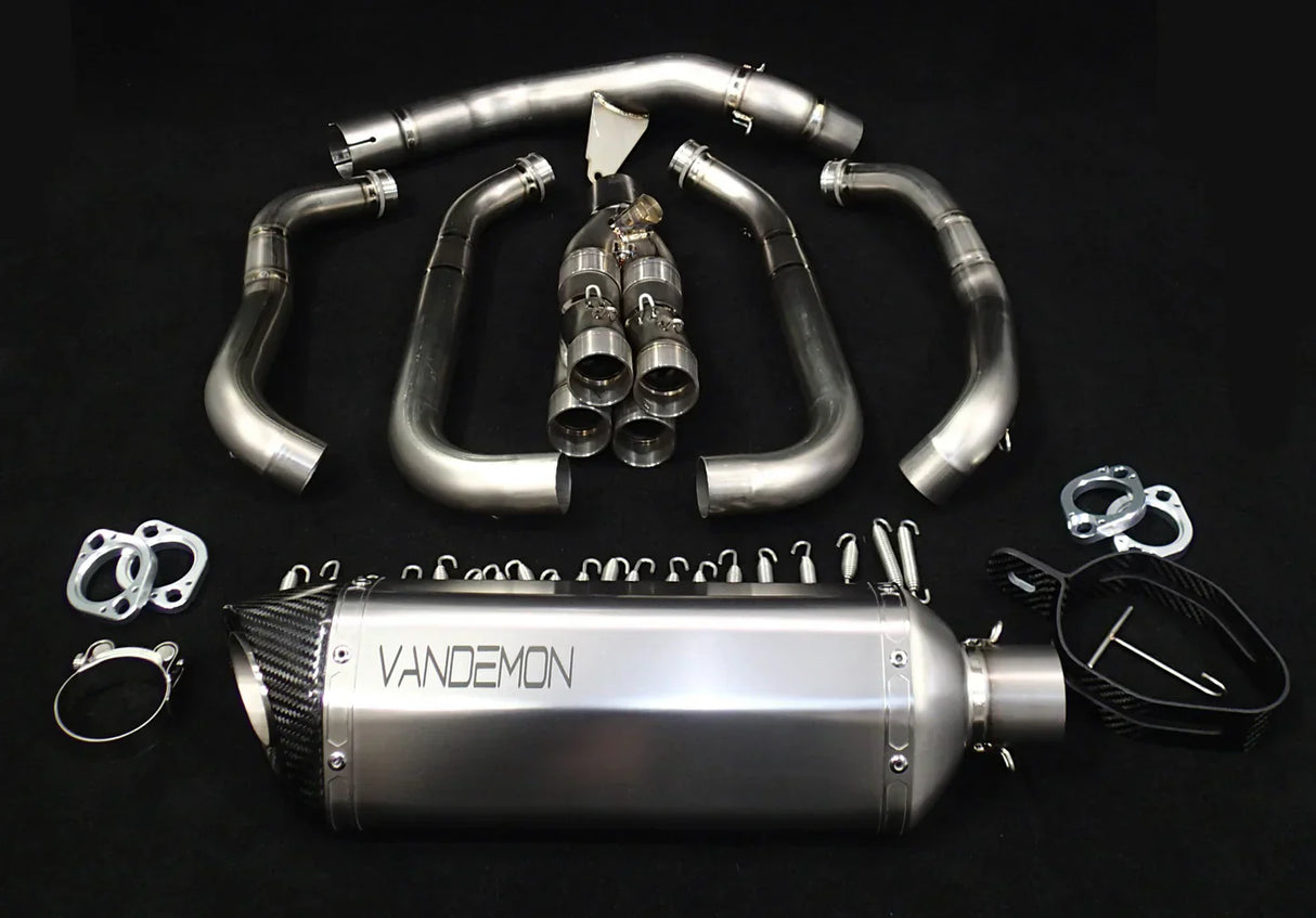 Vandemon Z1000 & SX Titanium Exhaust Single Titanium Muffler KAWAZ10EXTITISA VA-85