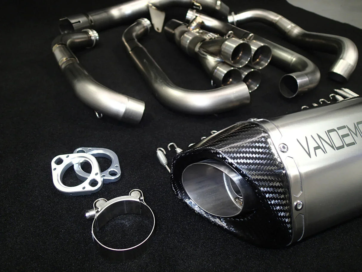Vandemon Z1000 & SX Titanium Exhaust Single Titanium Muffler KAWAZ10EXTITISA VA-85