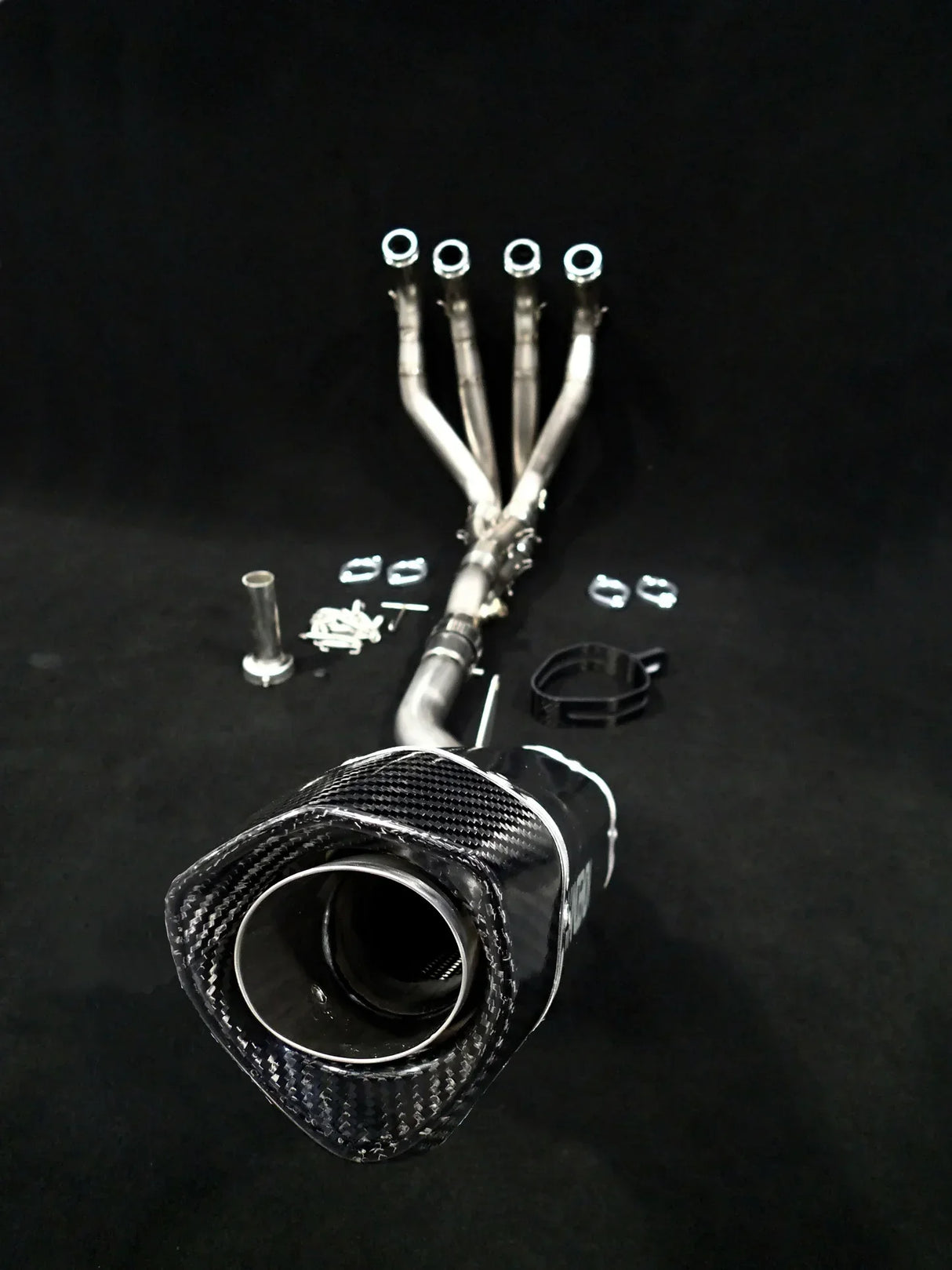 Vandemon Z1000 & SX Titanium Exhaust Single Titanium Muffler KAWAZ10EXTITISA VA-85