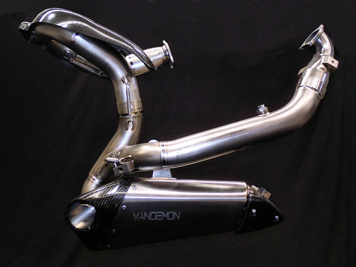 Vandemon Ducati Panigale 899,959,1199,1299 Titanium Belly Exhaust System 2011-18 DUC129TIEXBELA VA-122