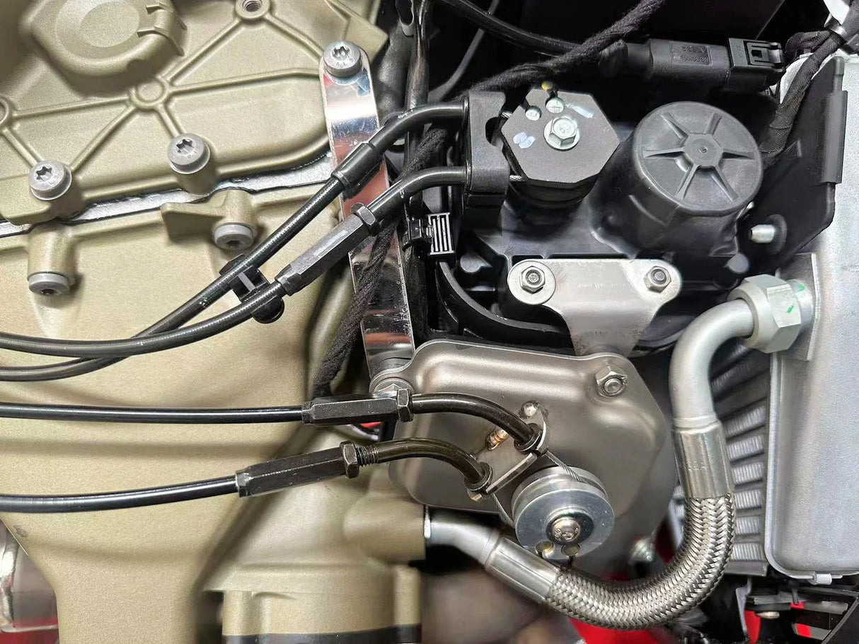 Vandemon Ducati Panigale V4 / V4S/ V4R & Streetfighter V4 Bimodal Stealth Titanium Slip-On 2018-2024 DUCV4PANTIEXHWVA VA-123