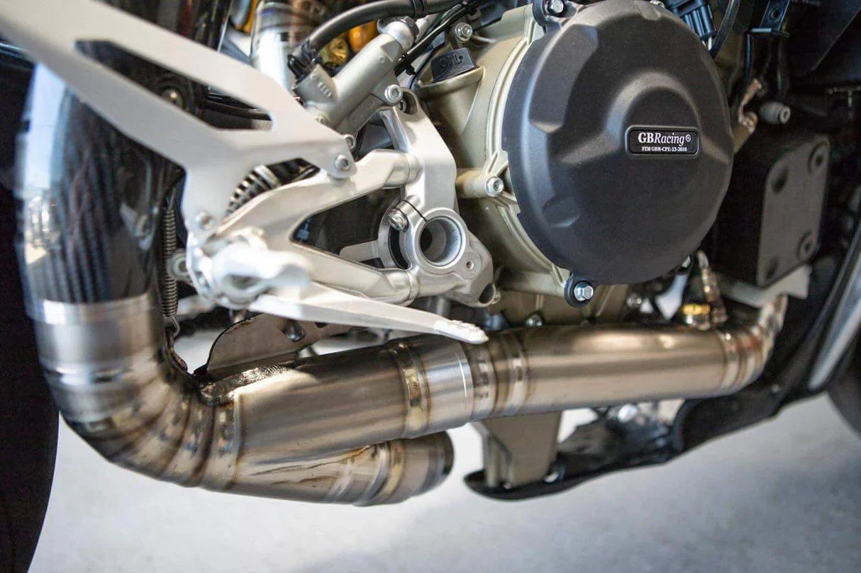 Vandemon Ducati Panigale 1199, 1199S, 1299S, 1299 SP & R 2011-18 Titanium High Mount Exhaust System DUC129TIEXHMESA VA-36