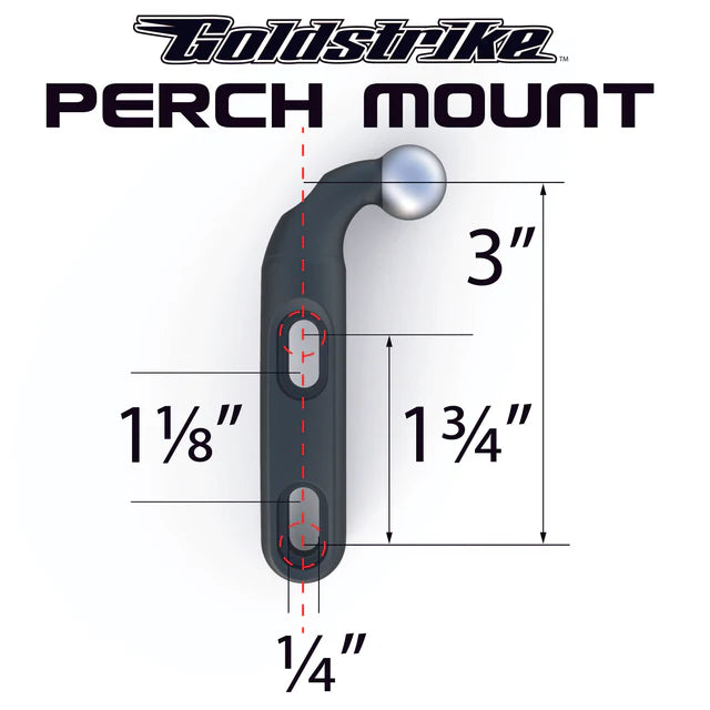 Goldstrike Perch Mount Kit, Metric, Black 59211