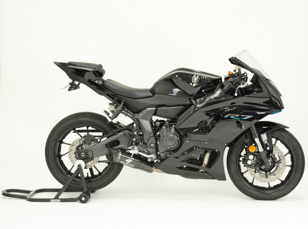 Graves Motorsports Full Exhaust System For Fz-07 2015-2017 / Mt-07 2018 + / Xsr700 2016-2023 / R7 2021-2023 Exy-14fz07-Ftc