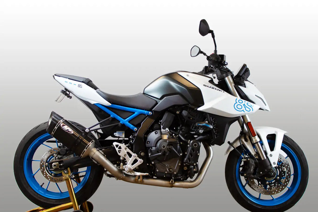 M4 RACE Full System with Scalene Carbon Canister 2023-2025 Suzuki GSX-8S/R SU8024