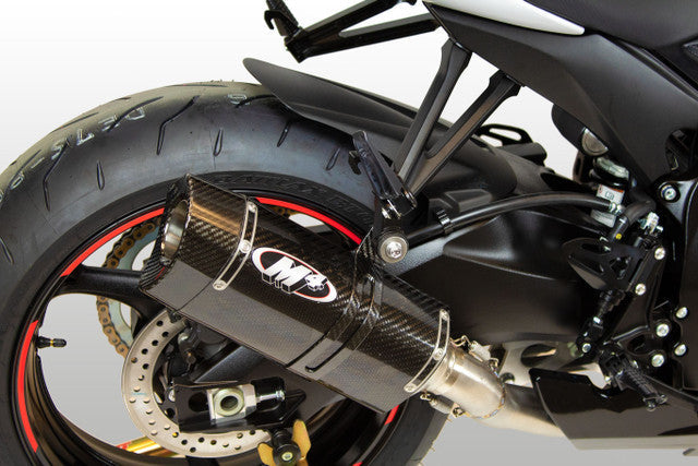 Sistema completo de escape M4 MC36 Fibra de carbono 2011-2024 GSXR600/750 SU6124