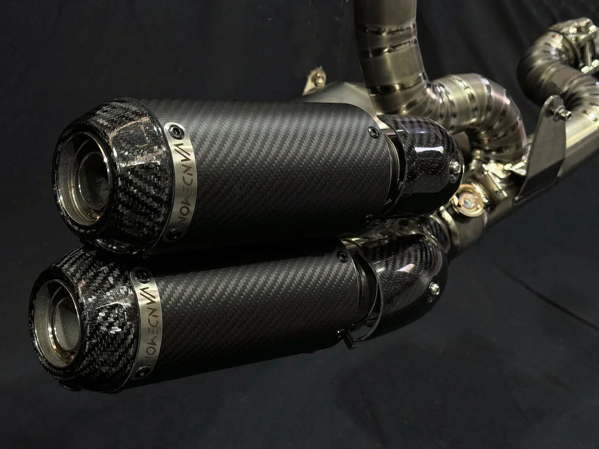 Vandemon Ducati Supersport 950 Stealth Titanium Slip-On 2021-23 DUC950SSTIEXHCFWVA VA-41