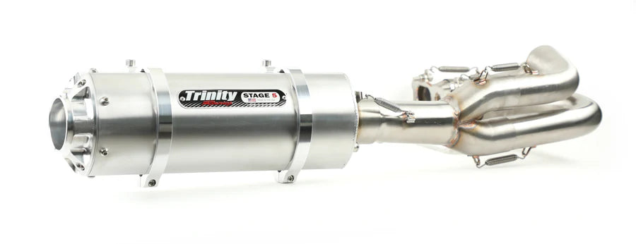 TRINITY RACING Exhaust - Brushed - KRX1000 2020-2024 TR-4177F