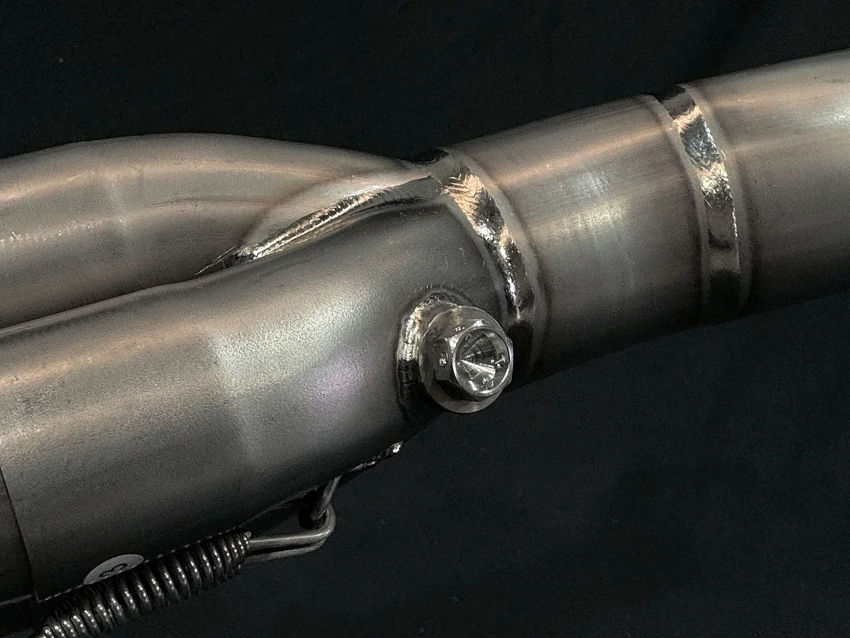 Vandemon Triumph Speed Triple 1200 RS & RR Titanium POLISHED Headers and Link Pipe TRIUM120SPDHEADRB VA-156