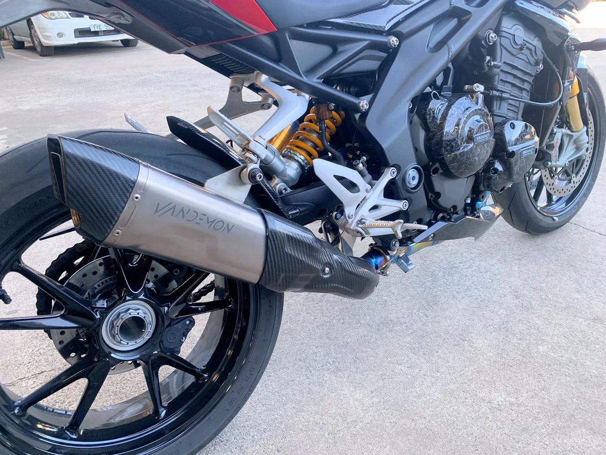 Vandemon Triumph Speed Triple 1200 RS & RR Titanium Full Exhaust System TRIUM120SPD3EXHSYSA VA-155