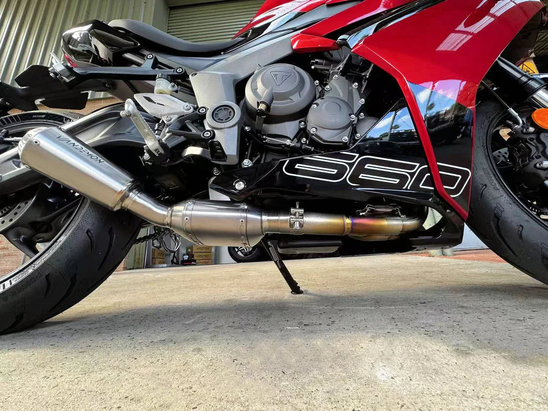 Vandemon Triumph Trident & Daytona 660 Titanium Exhaust System TRIUMTRIDNT660EXHA VA-160