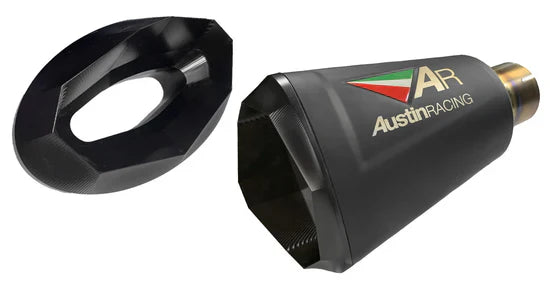 Austin racing VR3 Dual SLIP-ON EXHAUST 250mm for 2021 - 2024 SUZUKI HAYABUSA