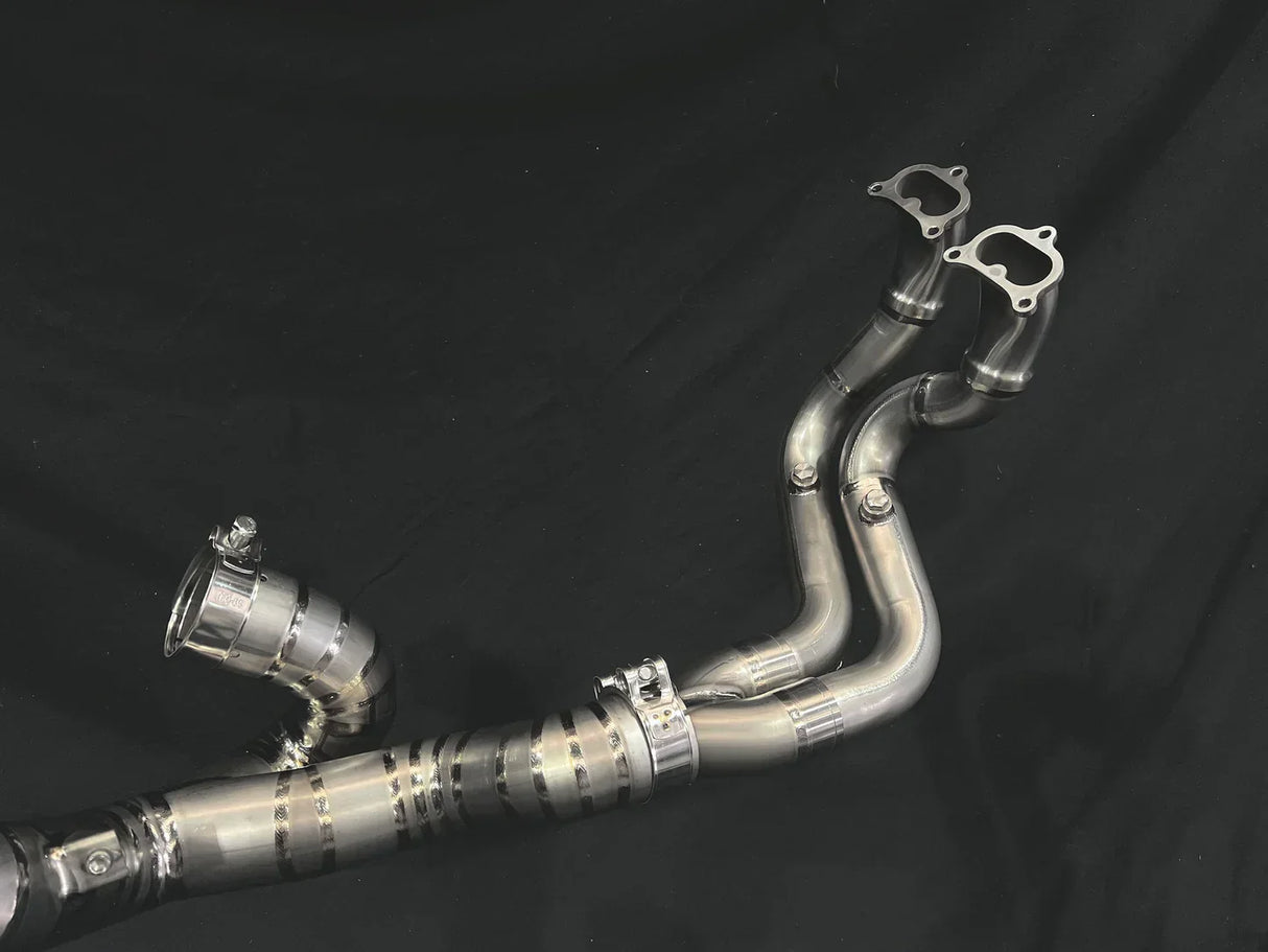 Vandemon Ducati Multistrada V4 Titanium Slip-On & Optional front headers DUCV4MTSTIMUFFB VA-33