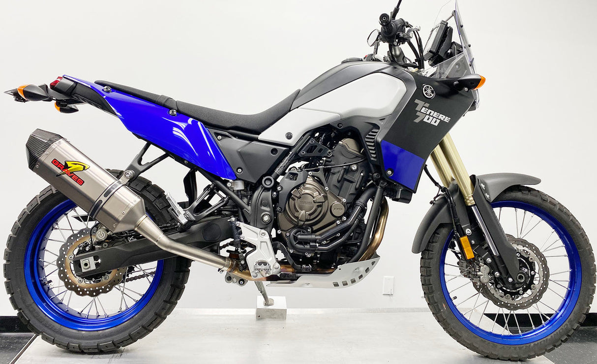 Graves motorsportssistema de escape cat-back Tenere 700 2021-2024 EXY-21T7-CBTT
