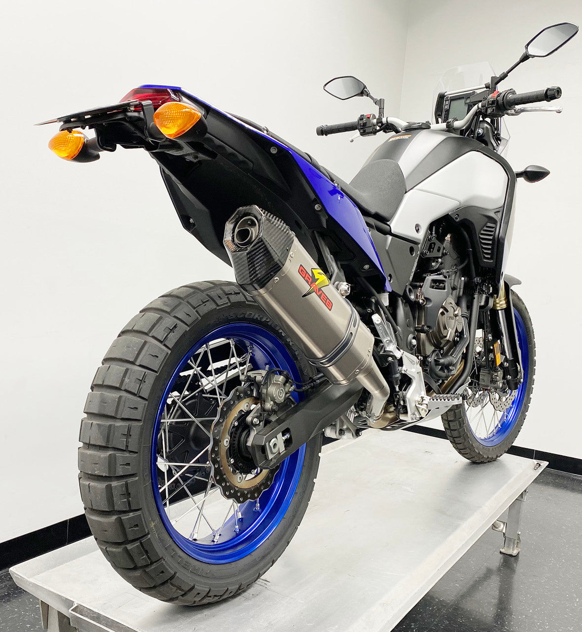 Graves motorsportssistema de escape cat-back Tenere 700 2021-2024 EXY-21T7-CBTT