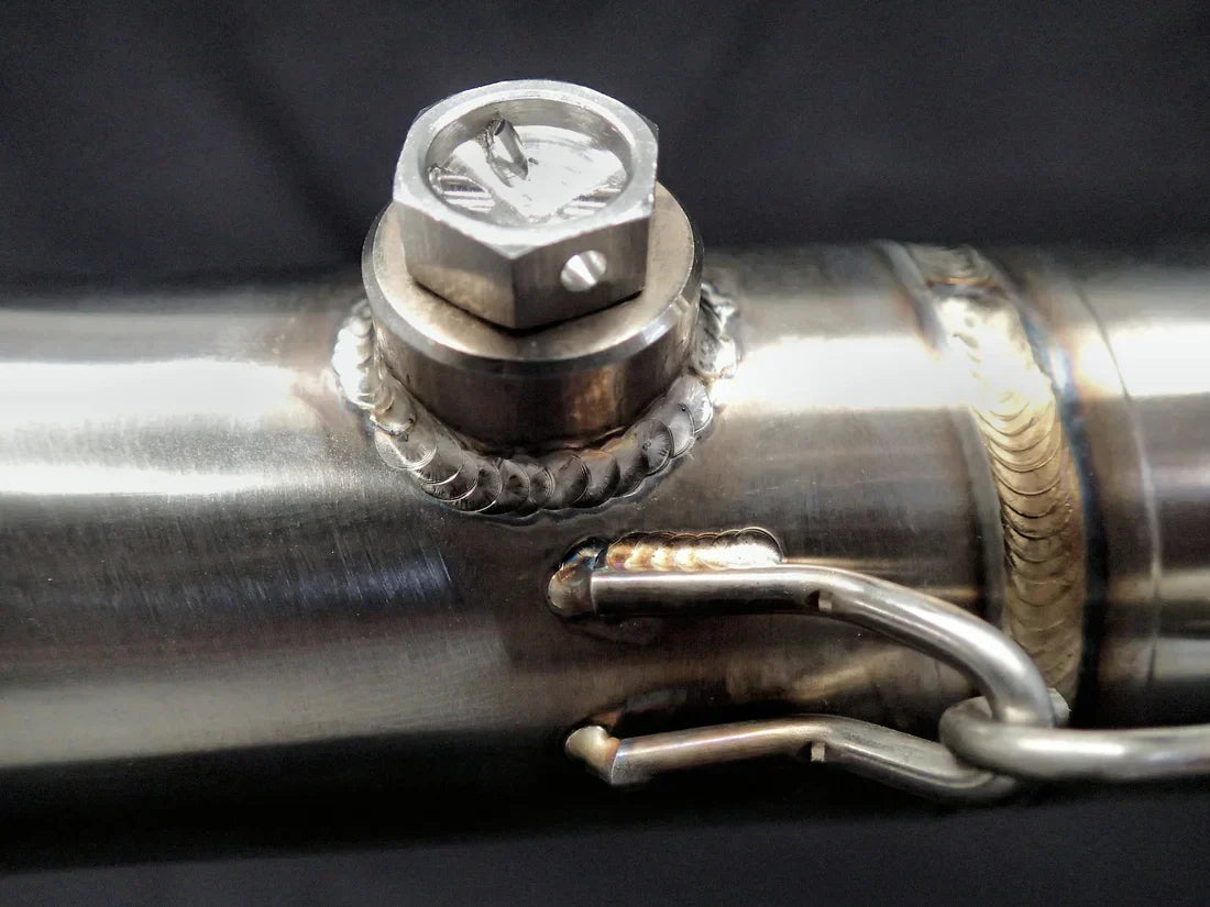 Vandemon Yamaha YZF-R3 MT-03 YZF-R25 Vandemon Stainless Steel Headers, Titanium Muffler YAMAR300EXHSSBRA VA-83