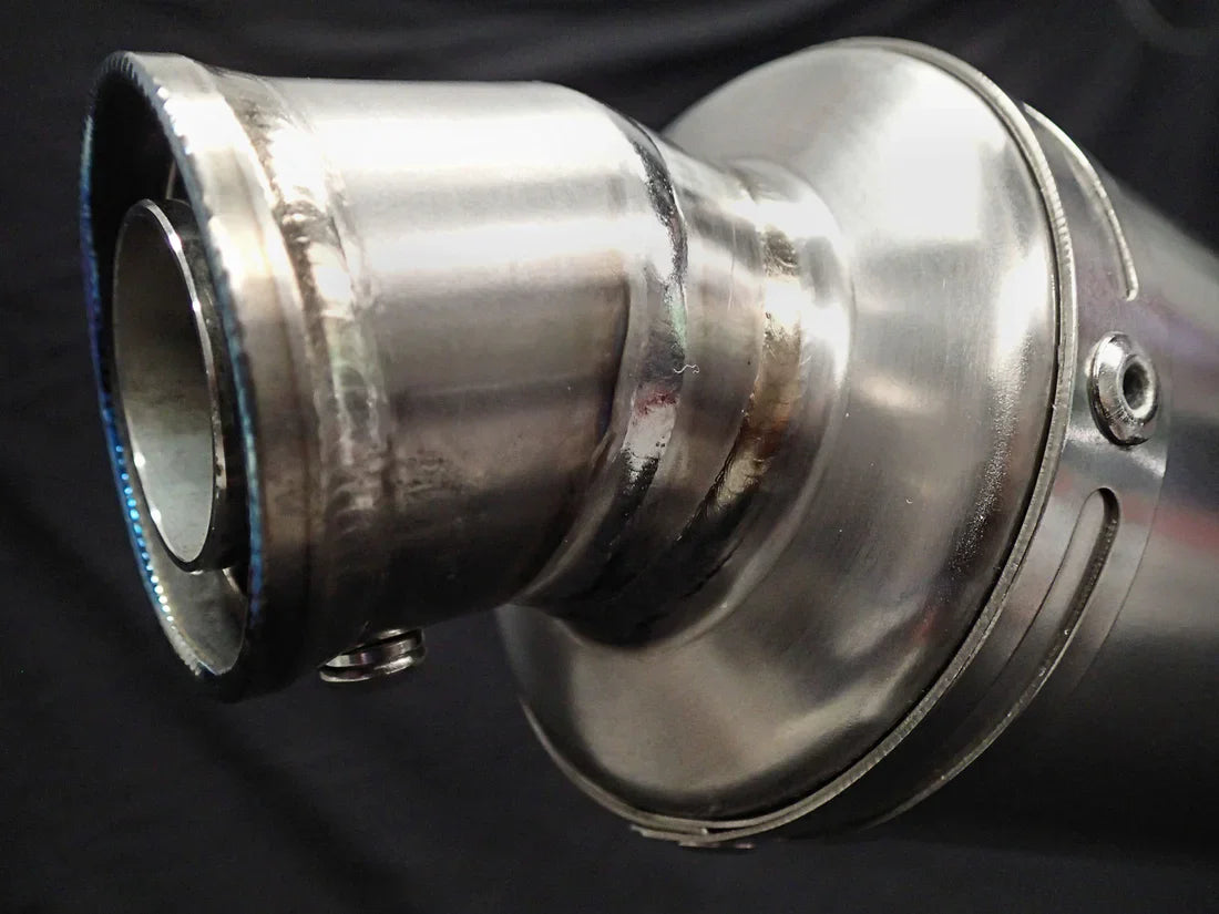 Vandemon Yamaha YZF-R3 MT-03 YZF-R25 Vandemon Stainless Steel Headers, Titanium Muffler YAMAR300EXHSSBRA VA-83