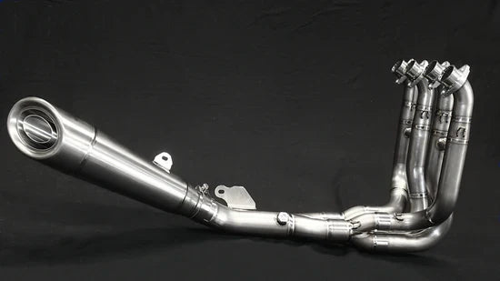Vandemon Brushed Titanium Exhaust System Ninja ZH2 2020-25 KAWAZH2TIEXHSYSBRUB VA-98