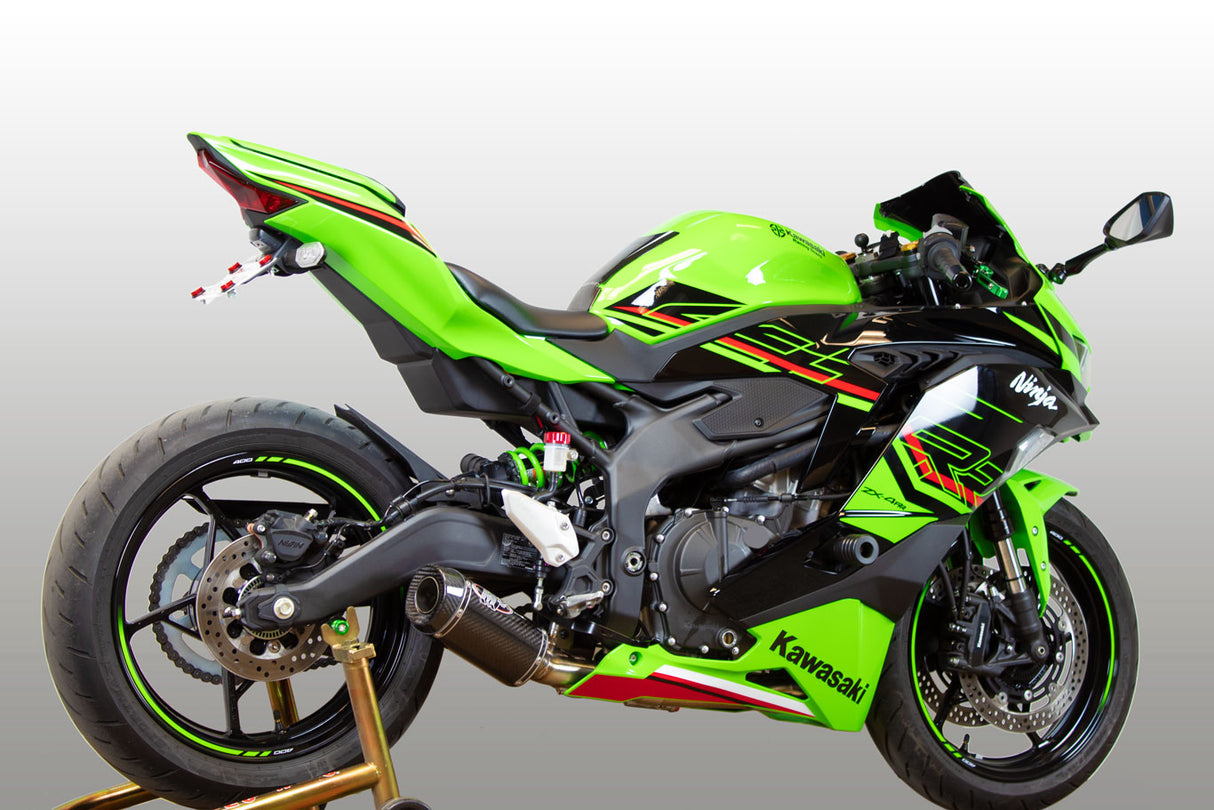 M4 full system stainless steel with street slayer carbon fiber X96 canister 2023- 2025 Kawasaki ZX-4RR KA4434